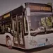 Mercedes-Benz Citaro hybrid, Exterieur, eisblau metallic, OM 936 h mit 220 kW (299 PS), 7,7 L Hubraum, Elektro-Motor mit 14 kW, 6-Gang-Automatikgetriebe, LED-Scheinwerfer, Länge/Breite/Höhe: 12.135/2.550/3.120 mm, Beförderungskapazität: max. 1/96 

Mercedes-Benz Citaro hybrid, Exterior, ice blue metallic, OM 936 h rated at 220 kW/299 hp, displacement 7.7 l, electric motor rated at 14 kW, 6-speed automatic transmission, LED headlamps, length/width/height: 12135/2550/3120 mm, passenger capacity: max. 1/96.
