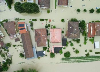 The situation of the Savio river about 12 hours after the flood.
Damage after the flood in Cesena, Italy - 17 May 2023,Image: 776685025, License: Rights-managed, Restrictions: , Model Release: no