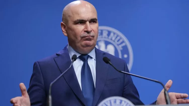 Prim-ministrul Ilie Bolojan susține o conferință de presă la Palatul Victoria din București, 29 iulie 2025. Inquam Photos / George Călin
