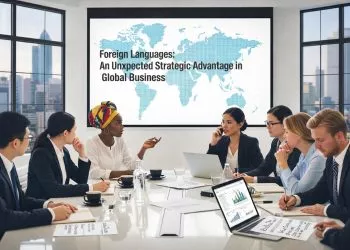 Business meeting with multiple nationalities - translating agency required