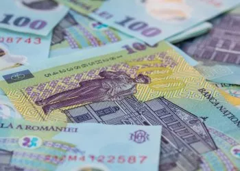 RON Leu Money European Currency