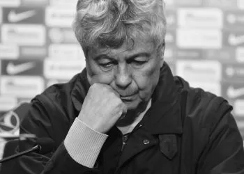 TURKEY - ROMANIA, World Cup Play-offs Mircea Lucescu reacts during the press conference, PK, Pressekonferenz after the World Cup Play-off Semifinal game between Romania and Turkey, in Istanbul, Turkey, March 26, 2026. Alex Nicodim / Imago Images Copyright: xAlexxNicodimx