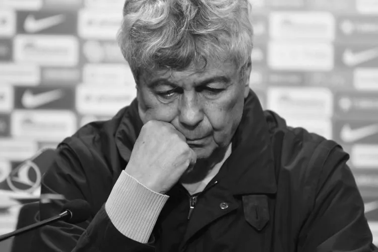 TURKEY - ROMANIA, World Cup Play-offs Mircea Lucescu reacts during the press conference, PK, Pressekonferenz after the World Cup Play-off Semifinal game between Romania and Turkey, in Istanbul, Turkey, March 26, 2026. Alex Nicodim / Imago Images Copyright: xAlexxNicodimx