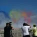 Bodyguardul lui Nicușor Dan, văzut ca spectator la show-ul aviatic BIAS