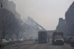 Explozie și incendiu într-un bloc din Galați, trei răniți