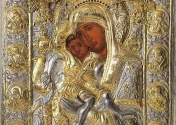 Icoana Maicii Domnului „Axion Estin” (Cuvine-se cu adevărat), Protaton, Careia, Muntele Athos