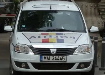Romanian police car