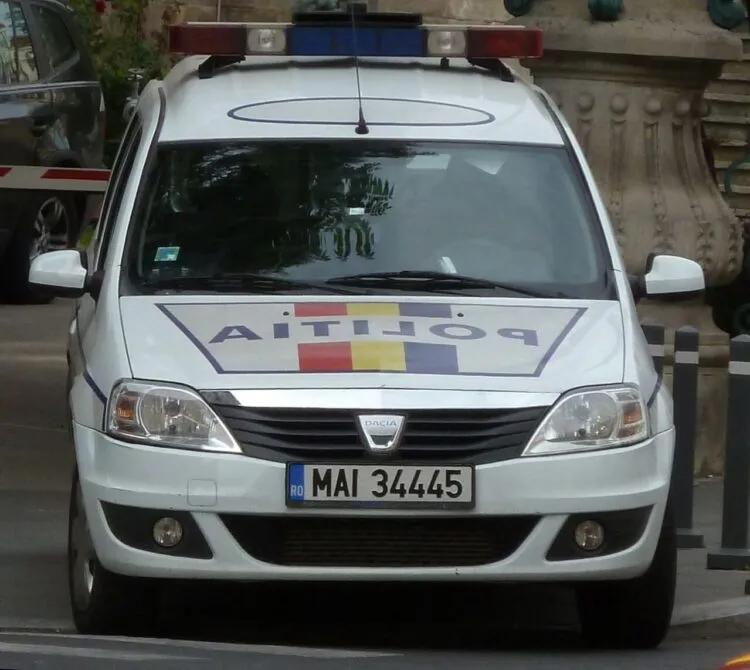 Romanian police car