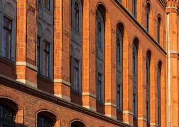 Rotes Rathaus, Berlin-Mitte, Fassadendetails Ostseite, 160213, ako
