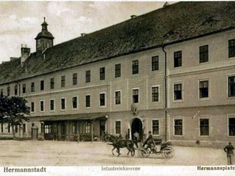 Cazarma 90 din Sibiu, demolată în comunism, a lăsat doar o parcare